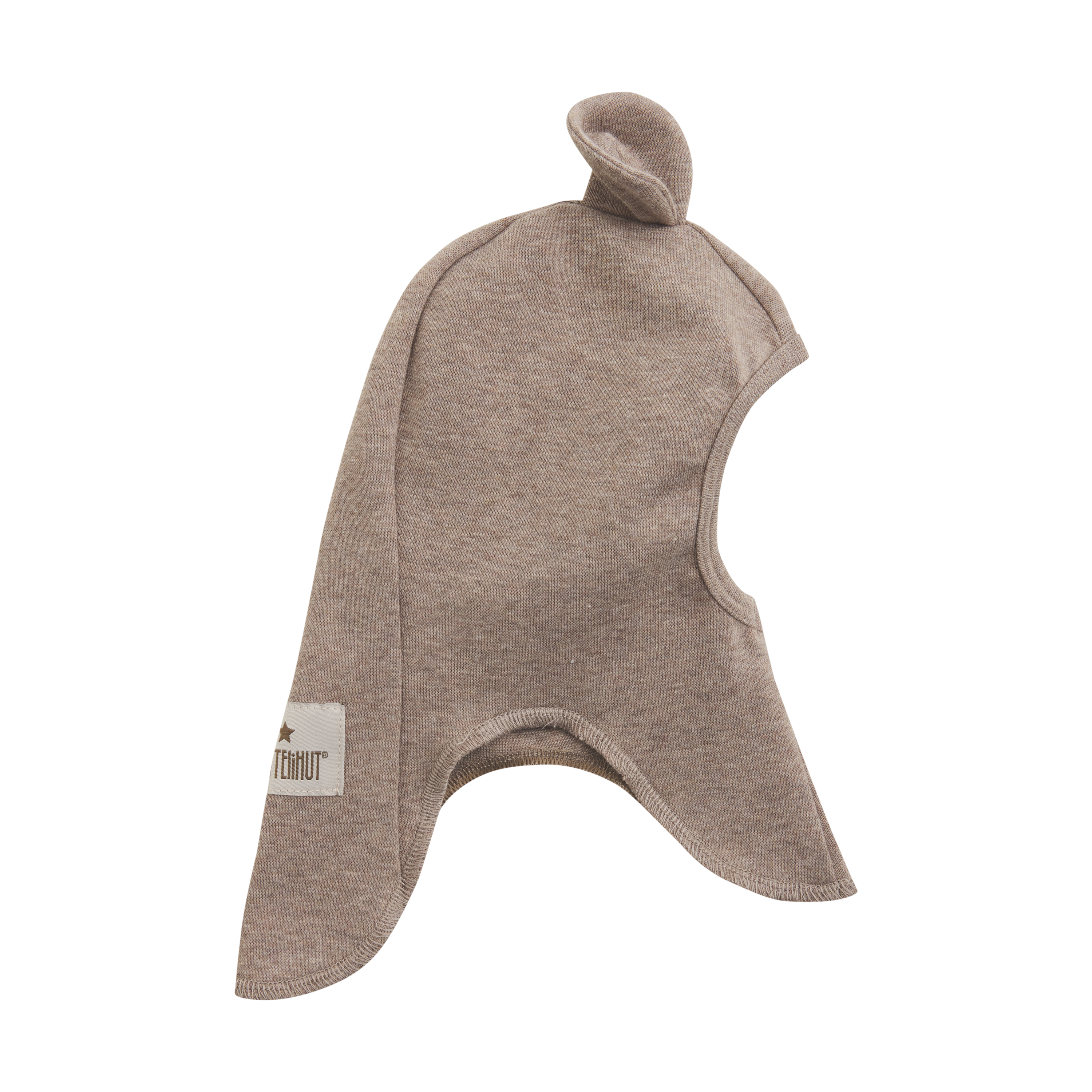 Balaclava Ears Cotton Rib - Savannah Melange